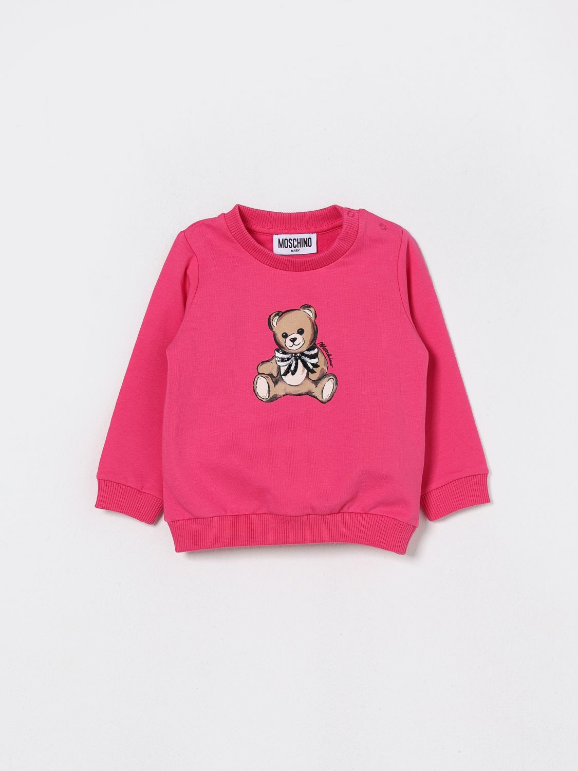 Moschino Babies' Sweater Kids Color Fuchsia In Pink