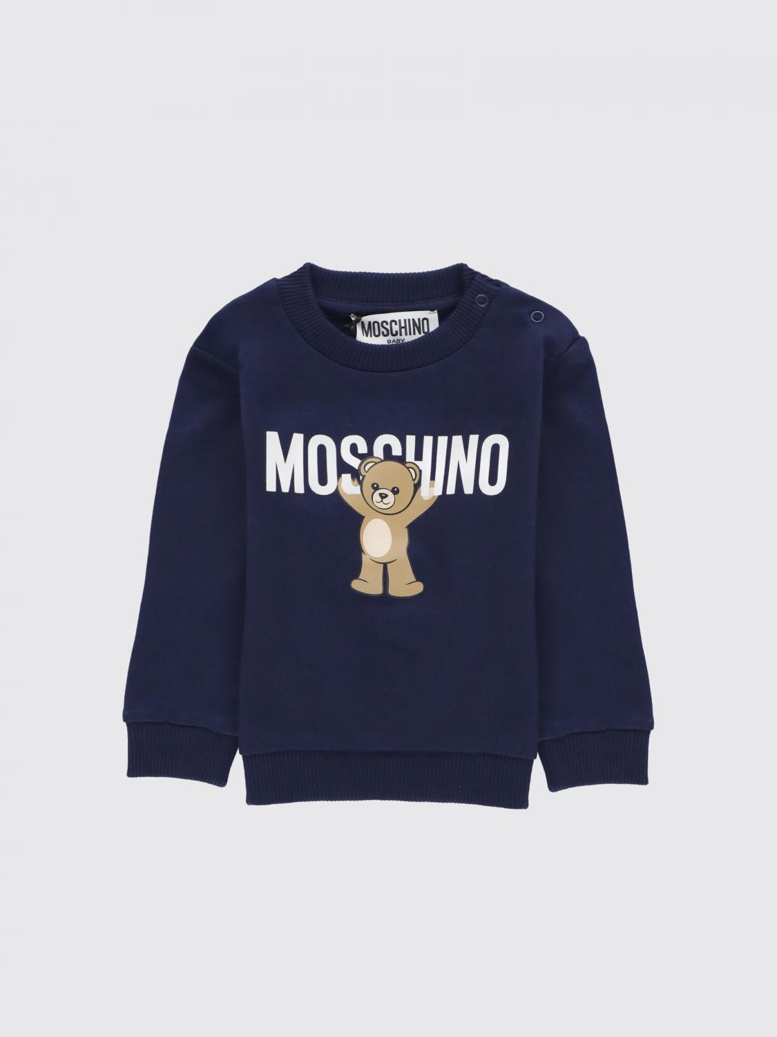 Moschino Sweater Kids Color Navy In Blue