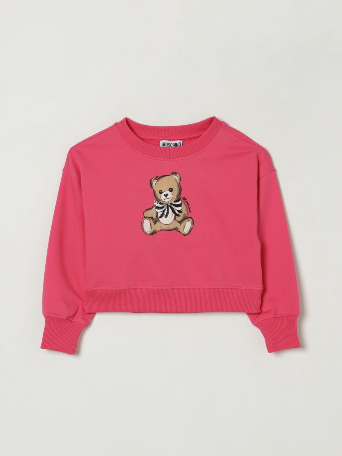 Moschino Sweater Kids Color Raspberry In Red