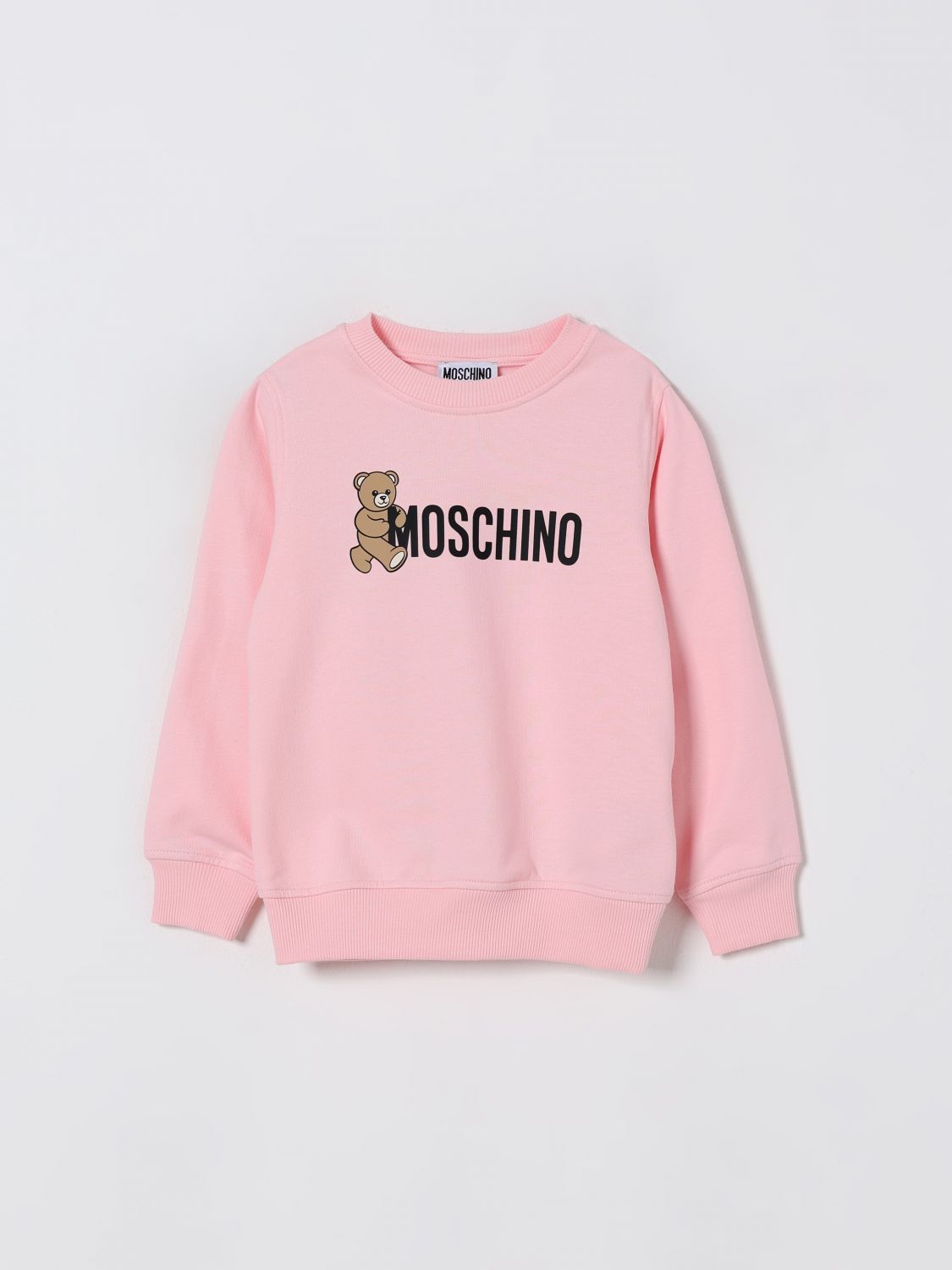 Moschino Sweater Kids Color Pink In Multi