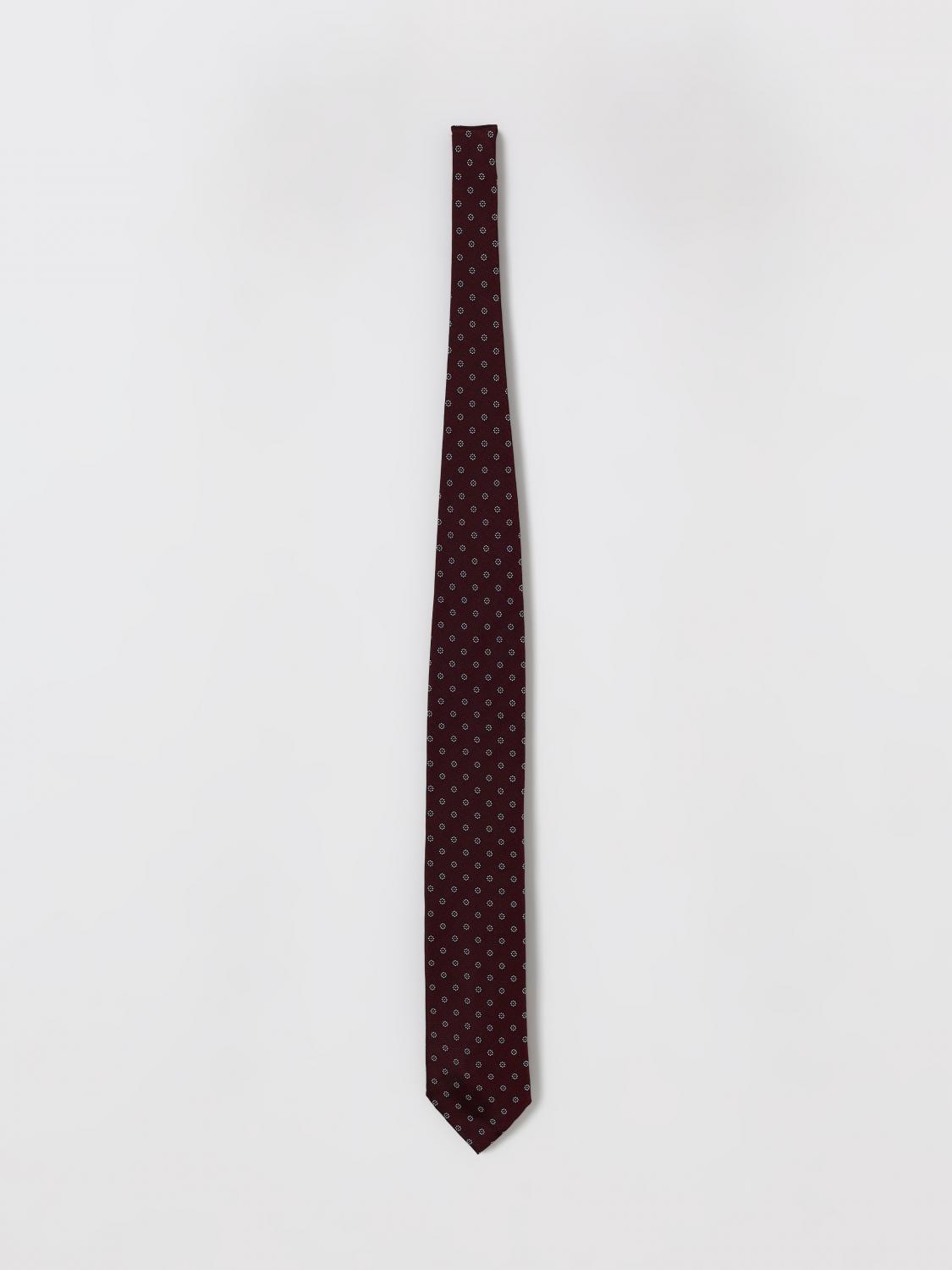 ZEGNA men's tie color burgundy red