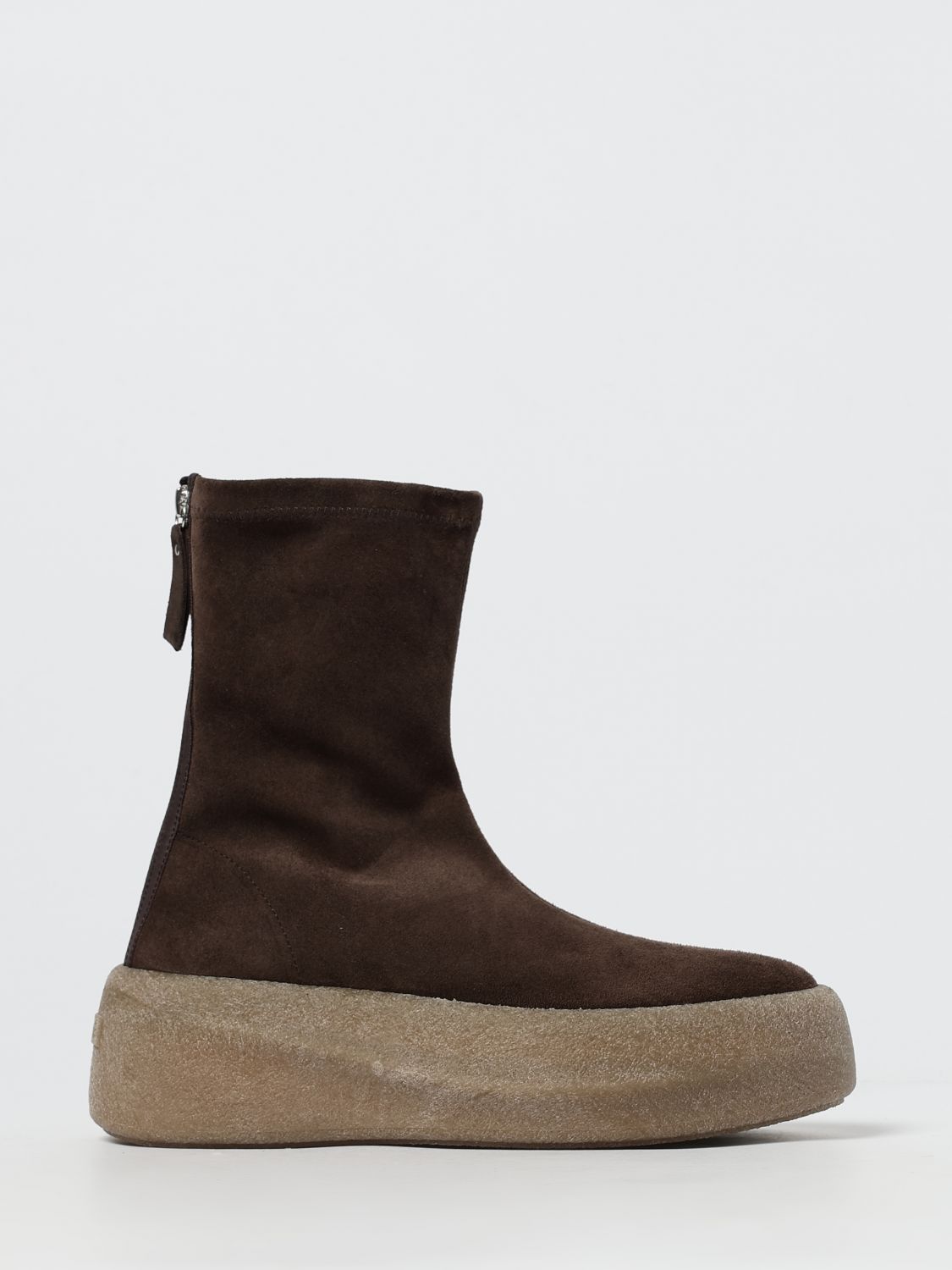 Vic Matie Zip-detail Platform Boots In Brown