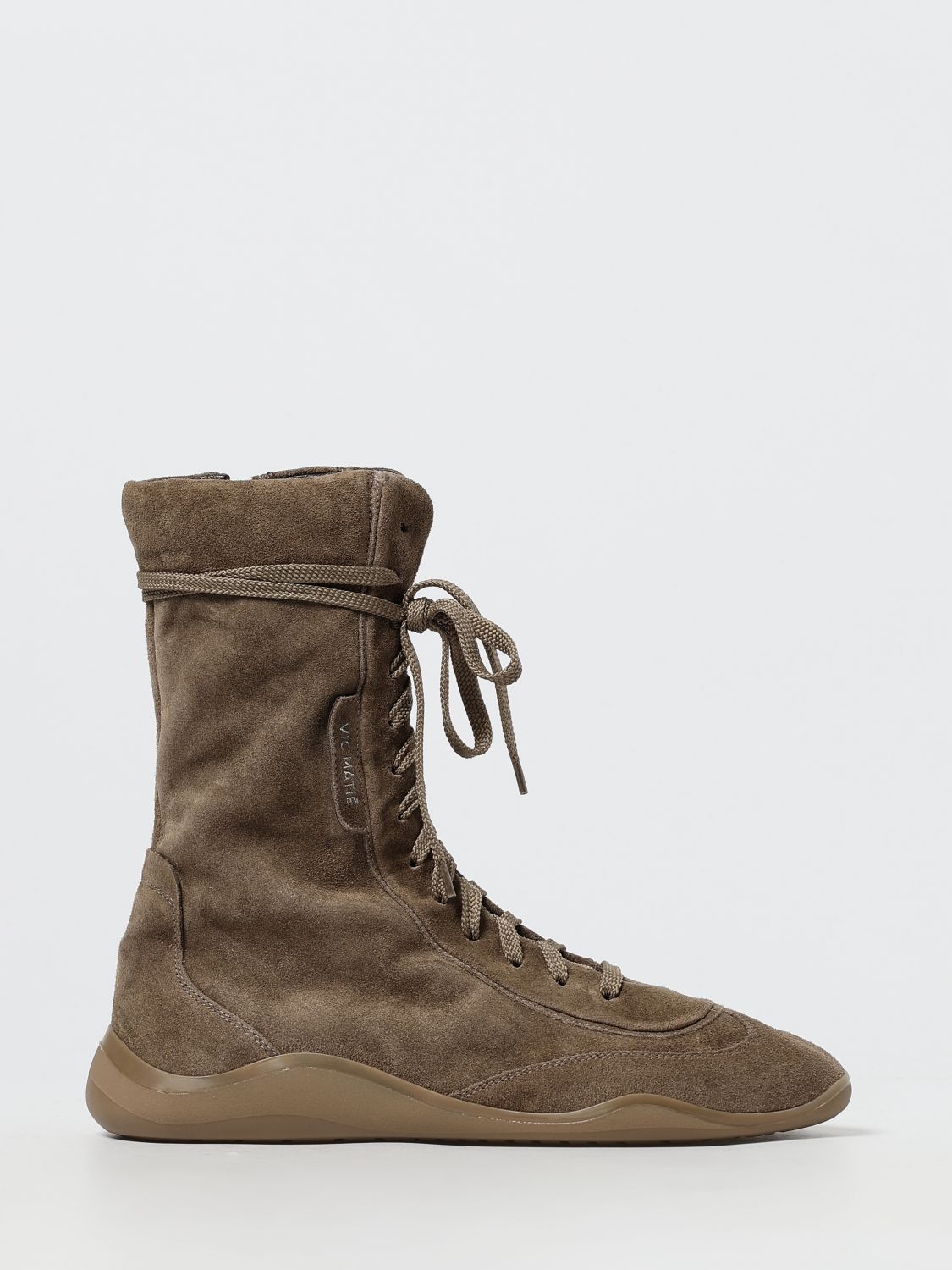 Vic Matie Sneakers Vic Matié Woman Color Dove Grey In Brown