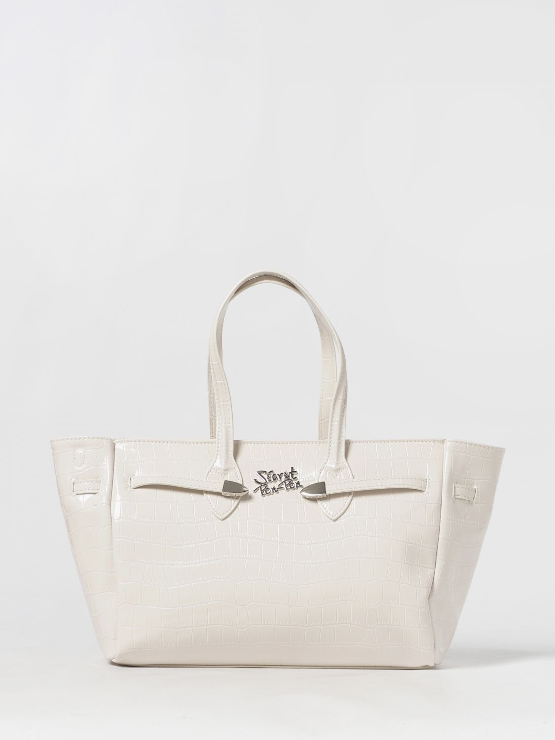 Secret Pon-pon Shoulder Bag  Woman Color Butter In White