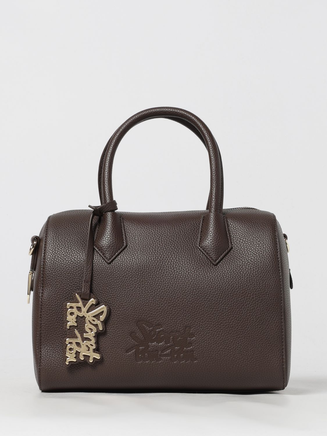 Secret Pon-pon Shoulder Bag  Woman Color Dark In Black