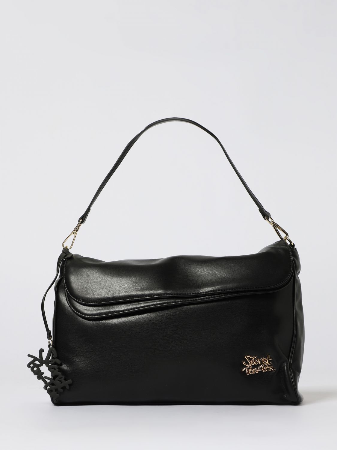 Secret Pon-pon Shoulder Bag  Woman Color Black In Black