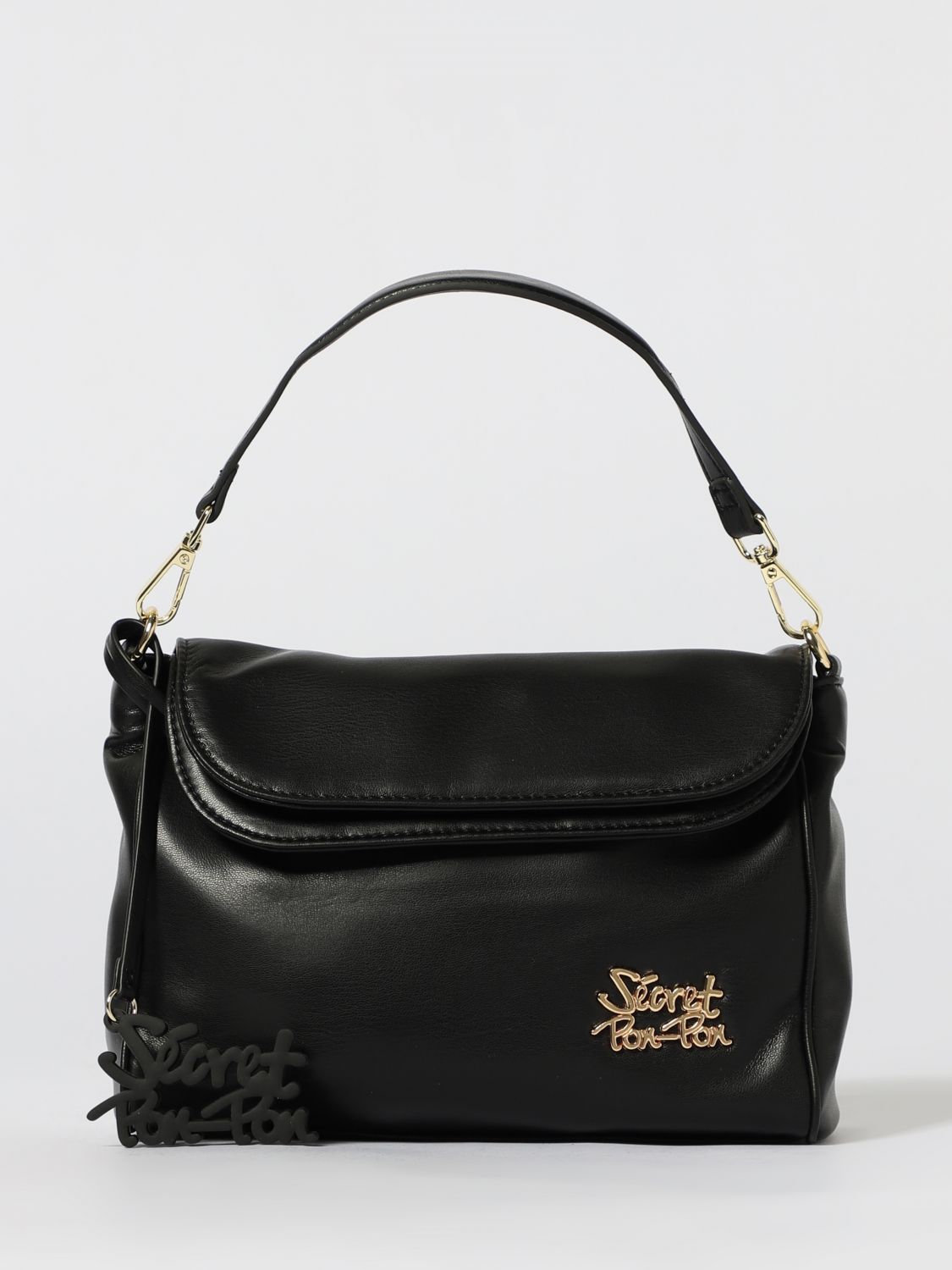 Secret Pon-pon Shoulder Bag  Woman Color Black In Black