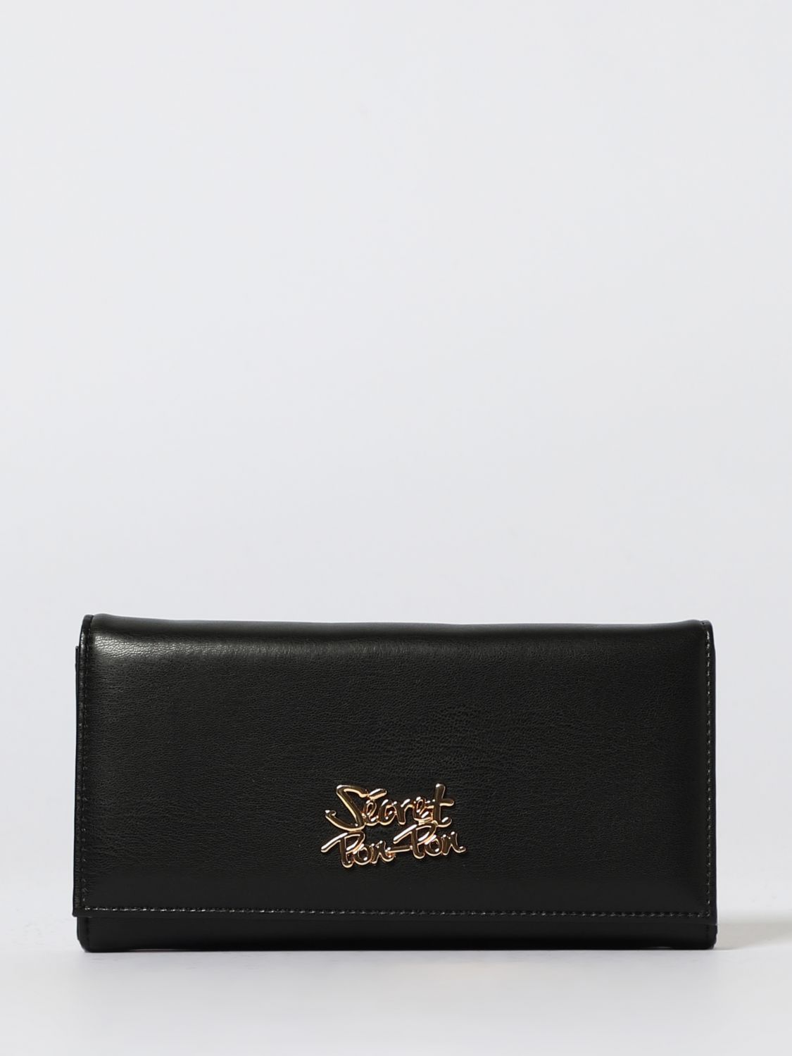 Secret Pon-pon Wallet  Woman Color Black In Black