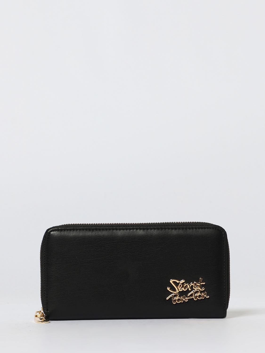 Secret Pon-pon Wallet  Woman Color Black In Black