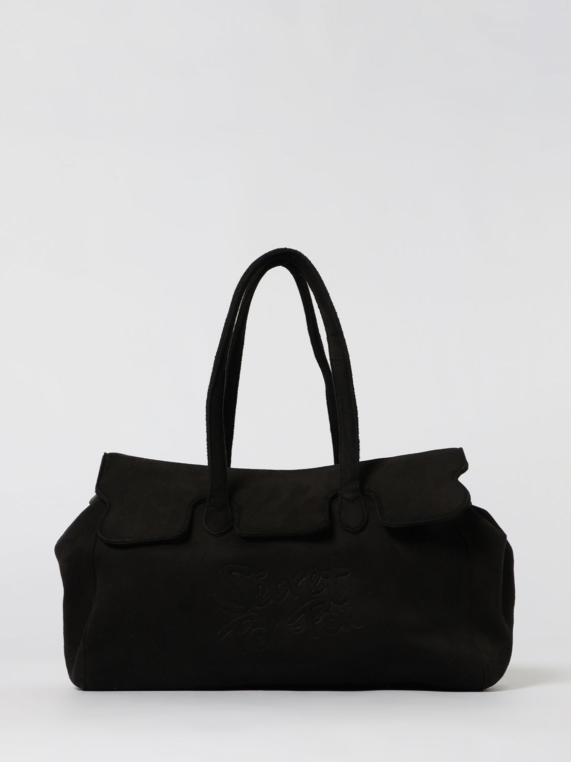 Secret Pon-pon Shoulder Bag  Woman Color Black In Black