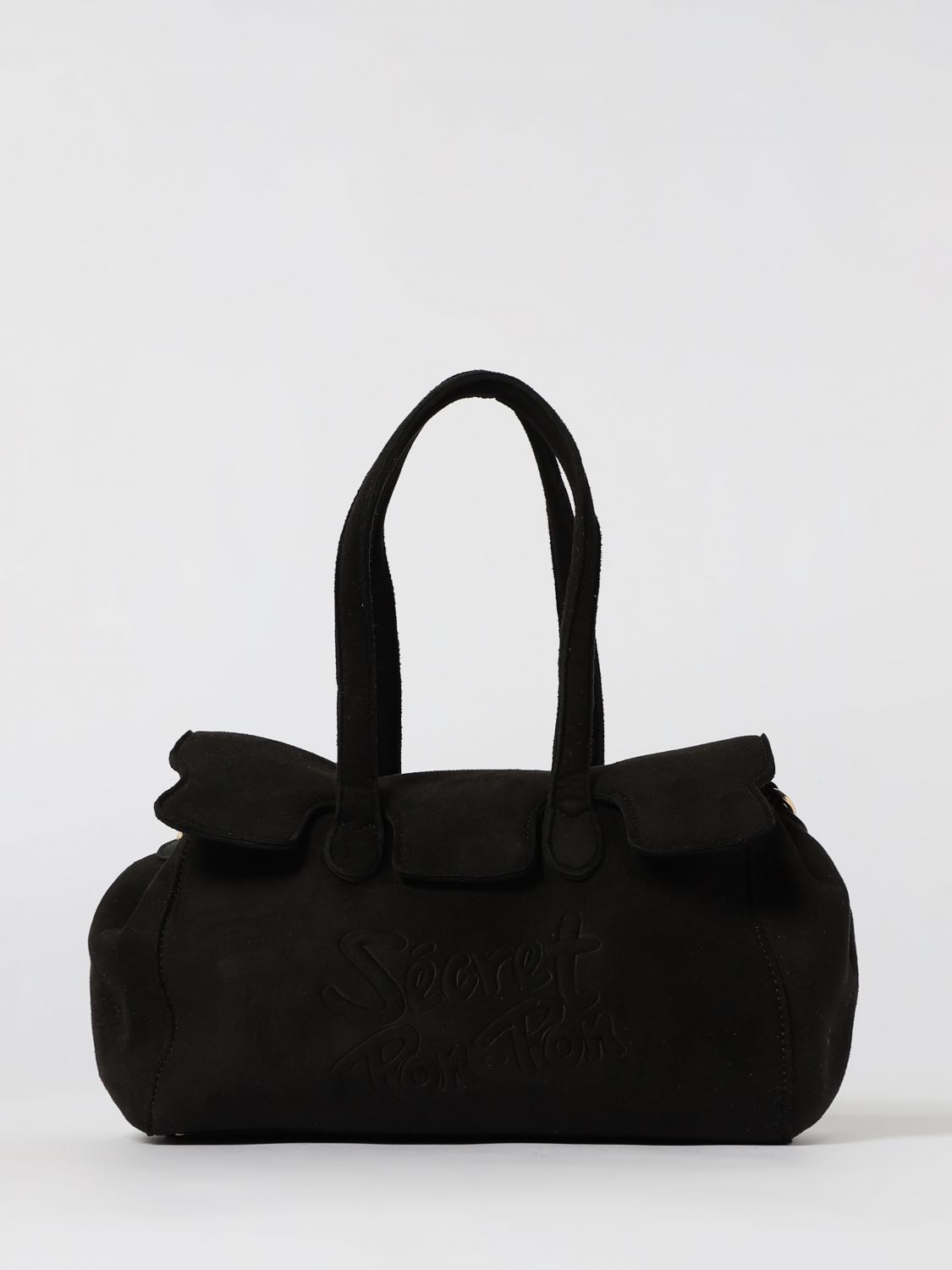 Secret Pon-pon Shoulder Bag  Woman Color Black In Black