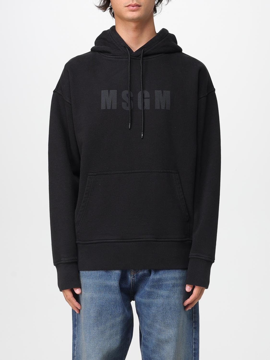 Msgm Sweatshirt  Men Color Black In Black