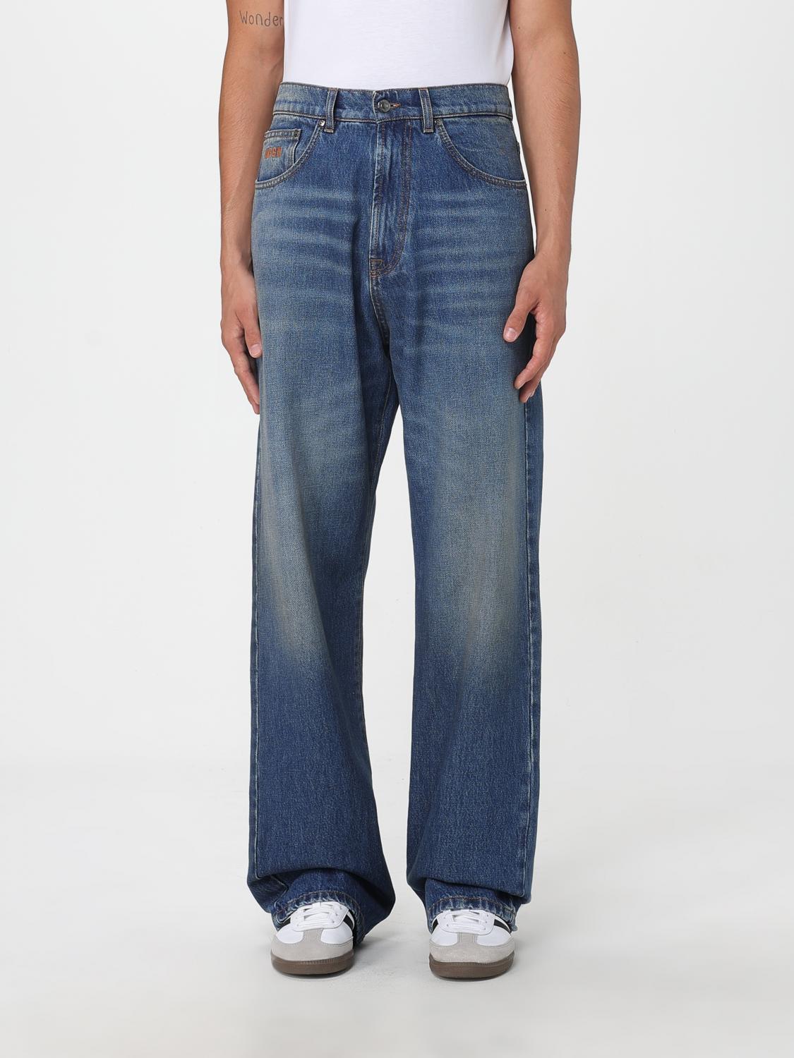 Msgm Jeans  Men Color Denim In Blue