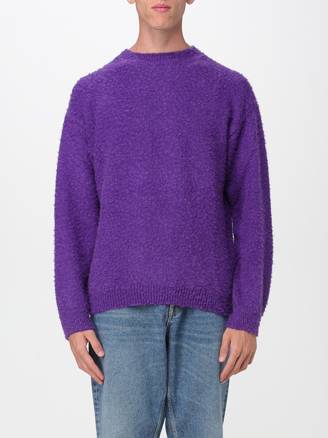 Msgm Sweater  Men Color Violet In Blue