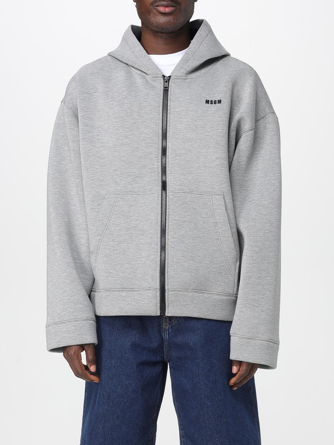 Msgm Sweatshirt  Men Color Grey In White