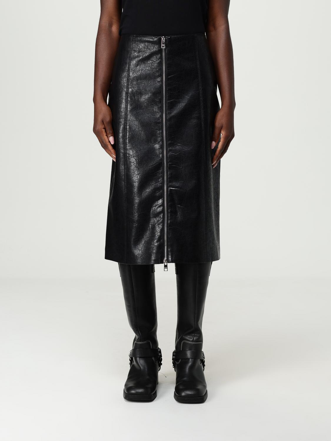 Msgm Skirt  Woman Color Black In Black