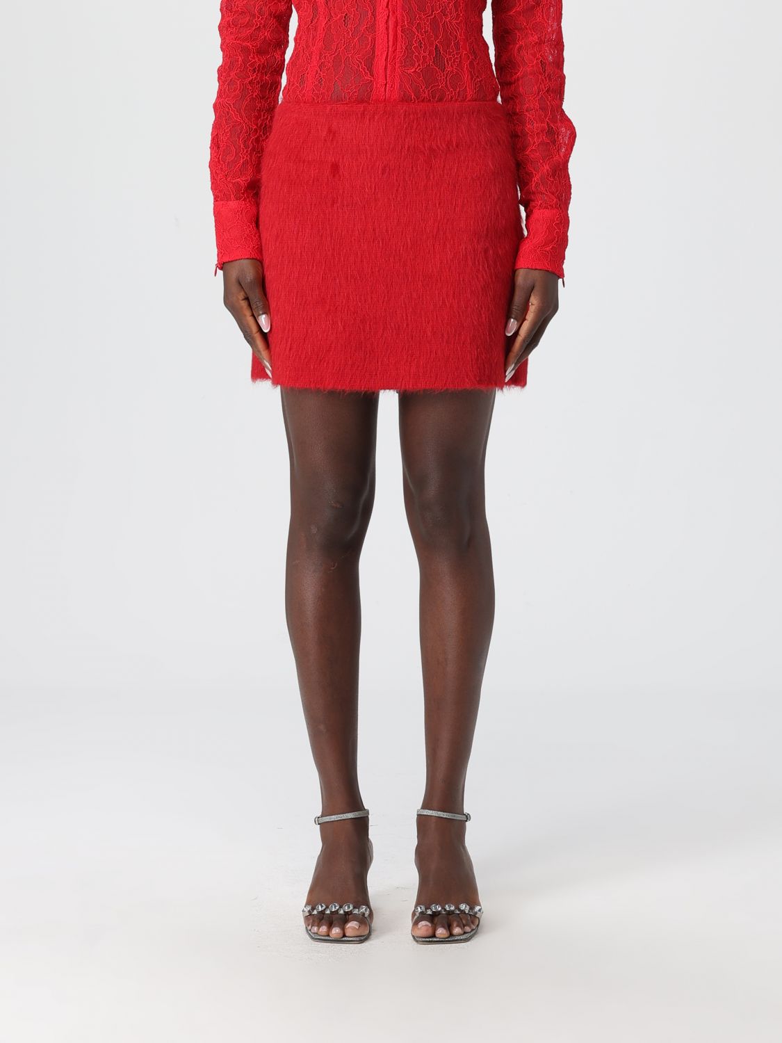 Msgm Skirt  Woman Color Red