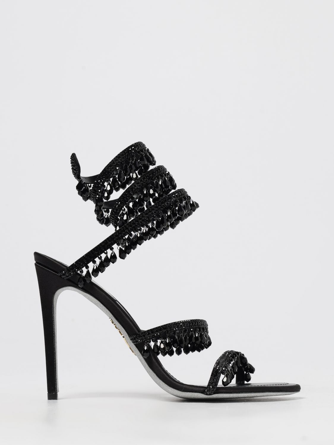 René Caovilla Heeled Sandal Rene Caovilla Woman Color Black In Black