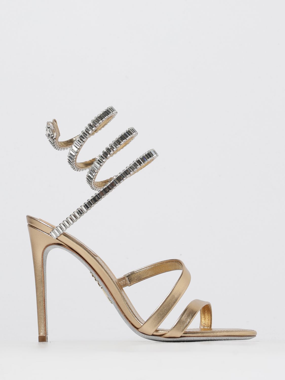René Caovilla Shoes Rene Caovilla Woman Color Gold In Gold