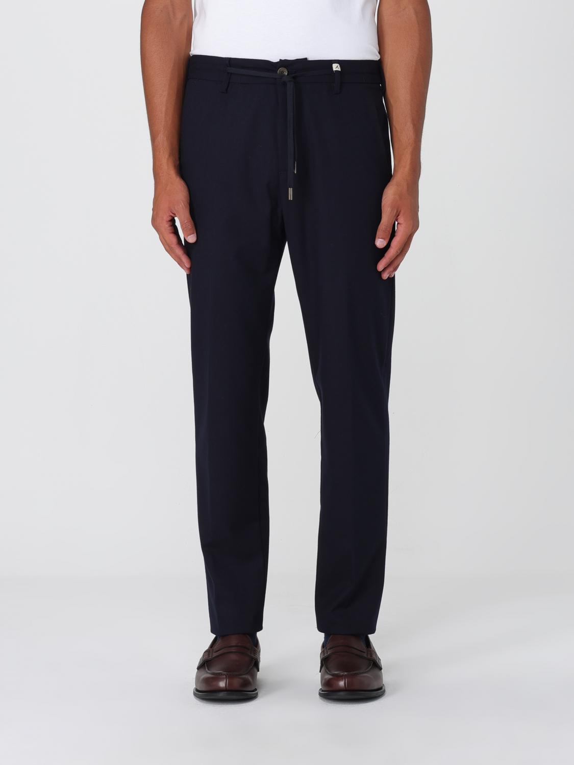 Myths Man Pants Midnight Blue Size 28 Polyester, Viscose, Elastane In Blue