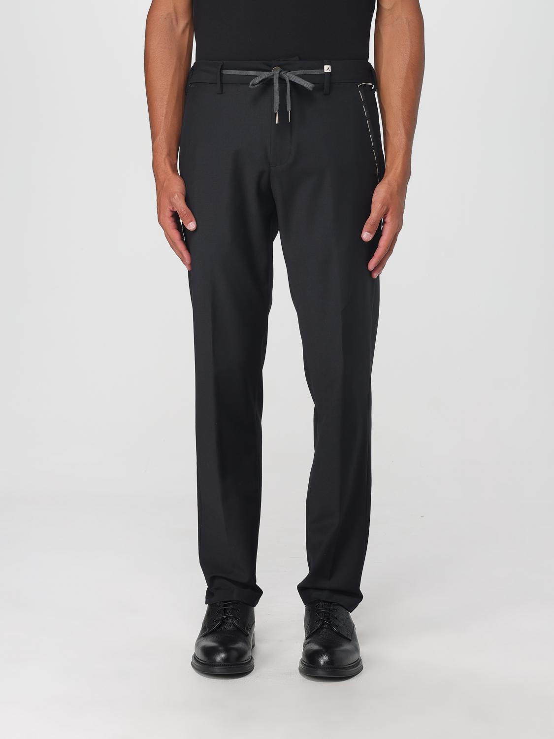 Myths Man Pants Midnight Blue Size 28 Polyester, Viscose, Elastane In Blue