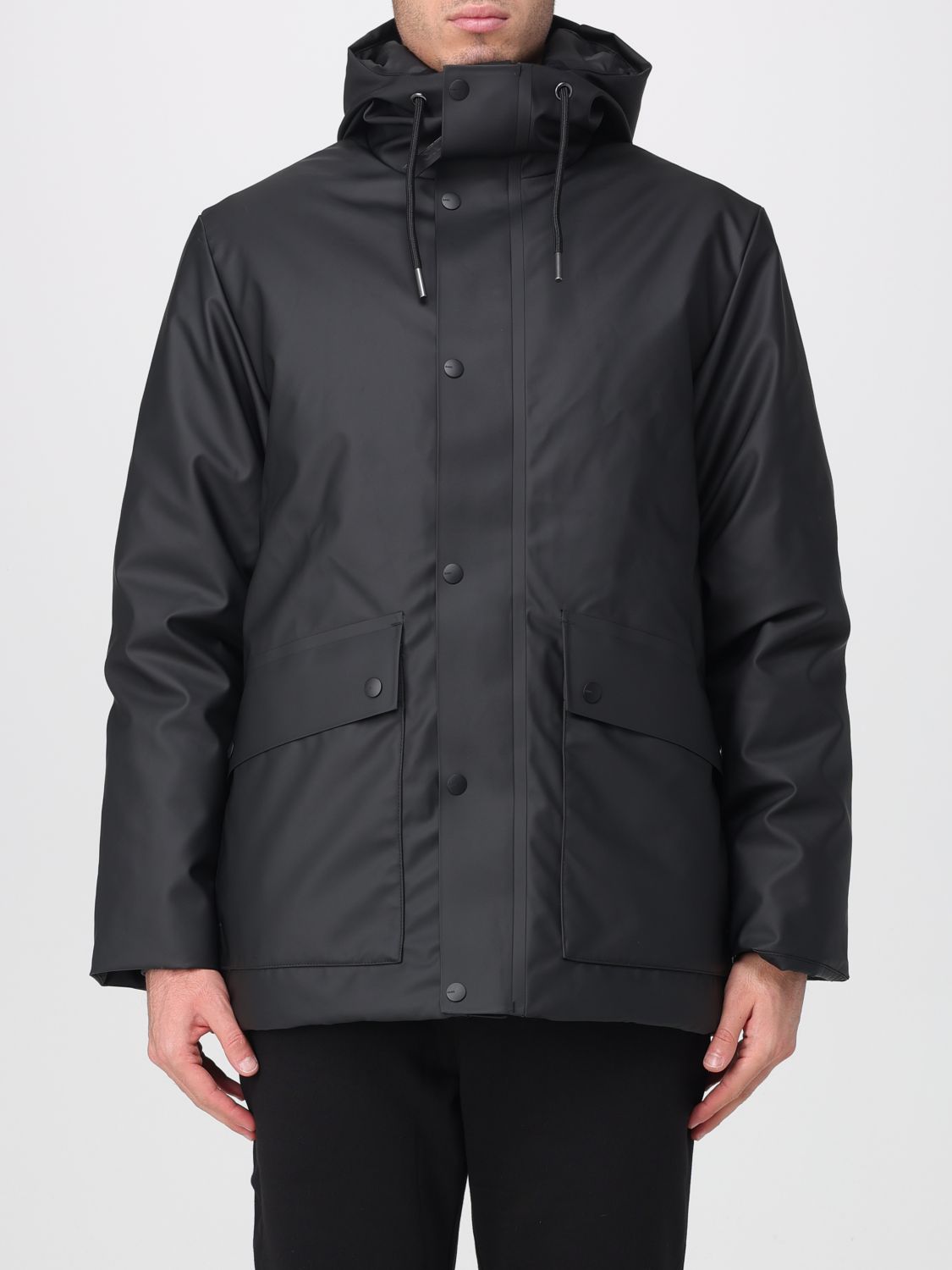 Rains Jacket Men Color Black