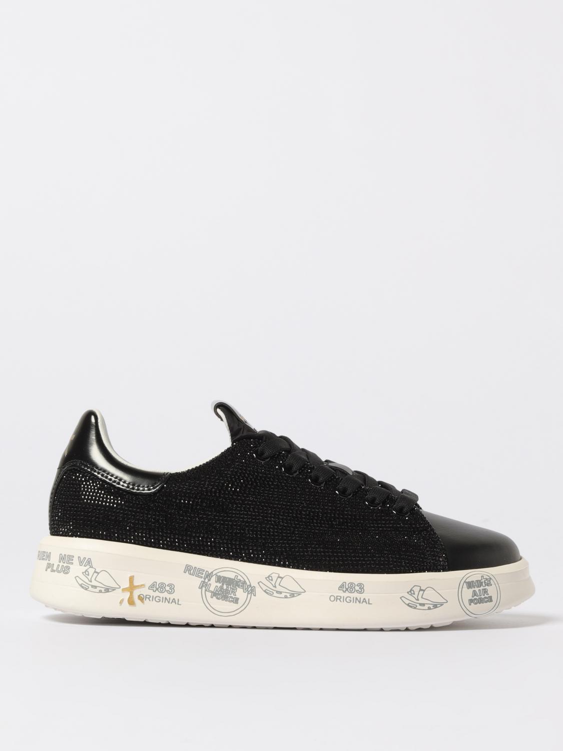 Premiata Sneakers Woman Color Black In Black