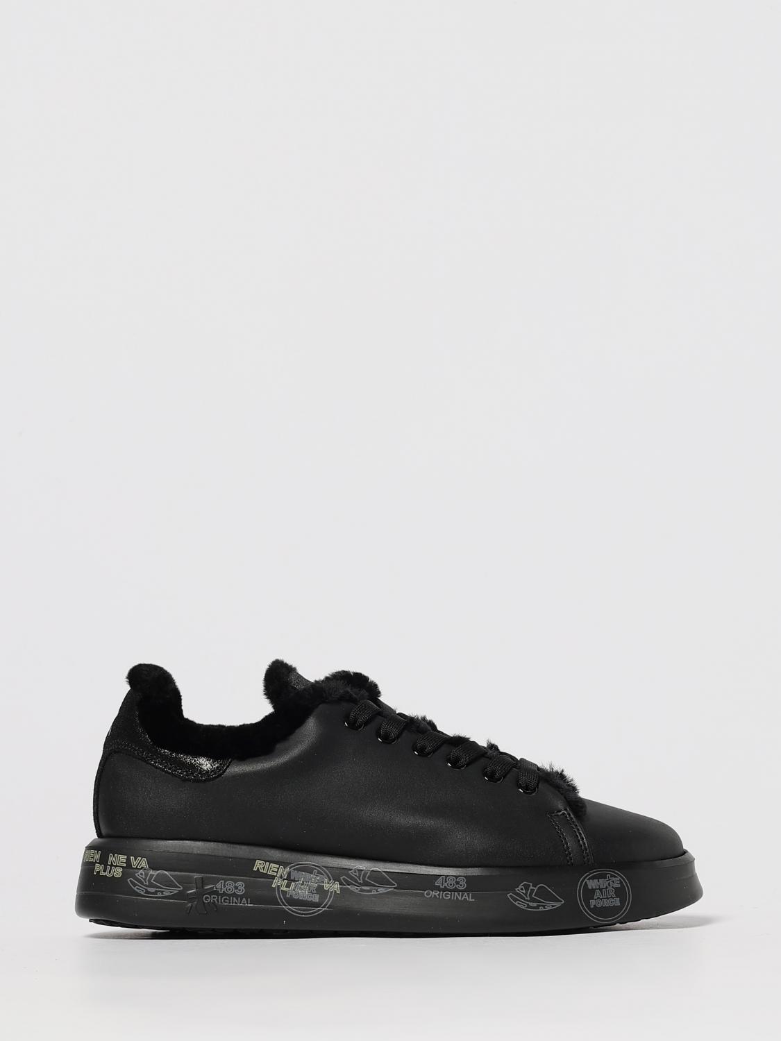 Premiata Sneakers  Woman Color Black In Black