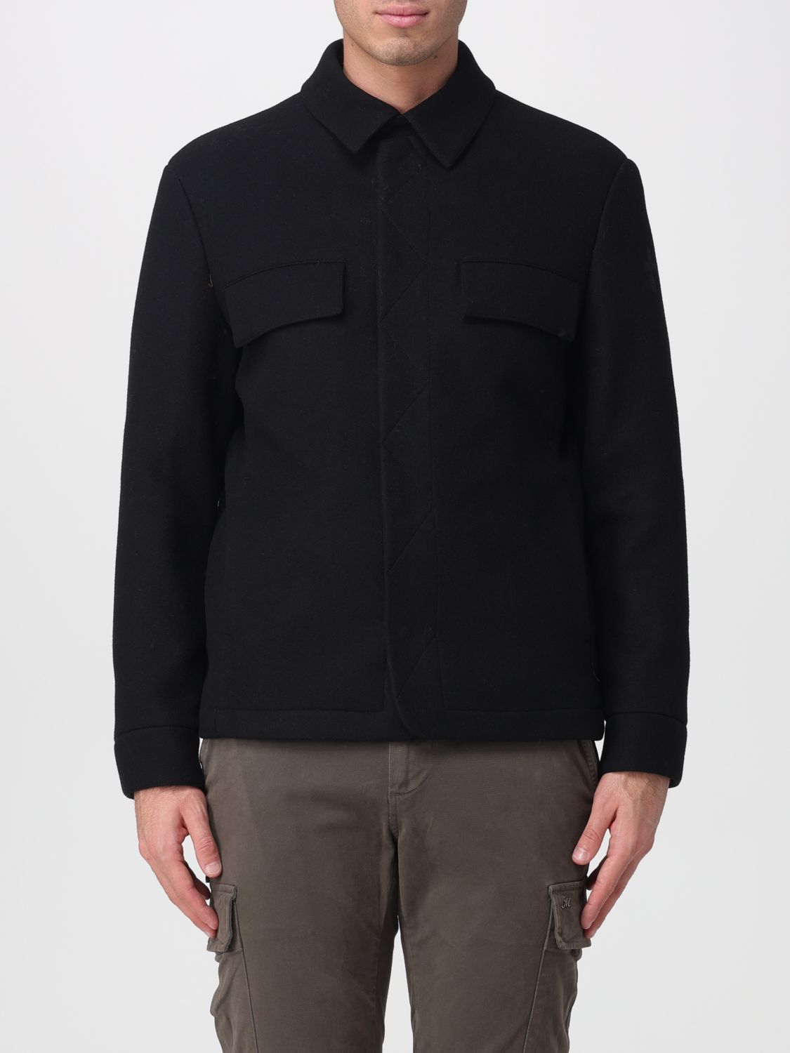 Premiata Jacket Men Color Black In Black