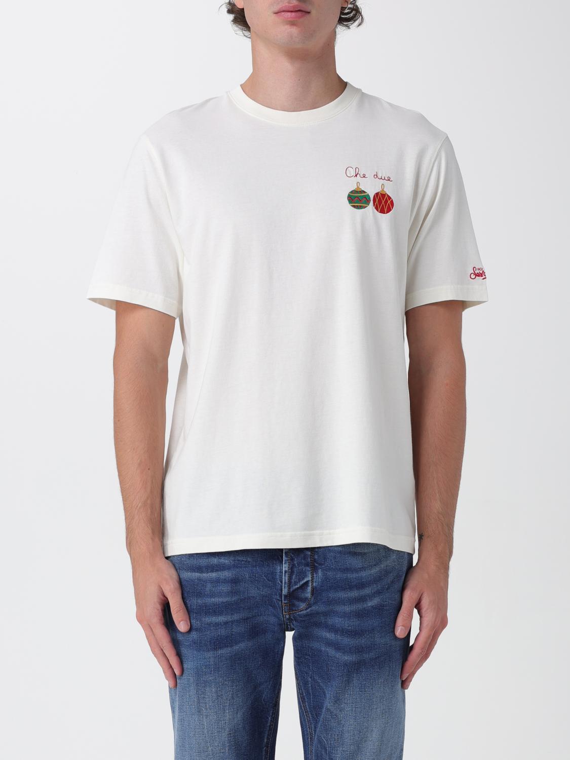 Mc2 Saint Barth Embroidered Arnott T-shirt In White