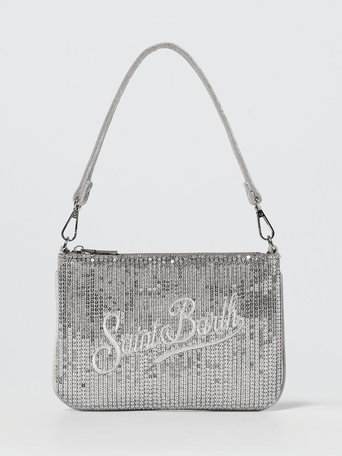 Mc2 Saint Barth Shoulder Bag  Woman Color Silver In Silver