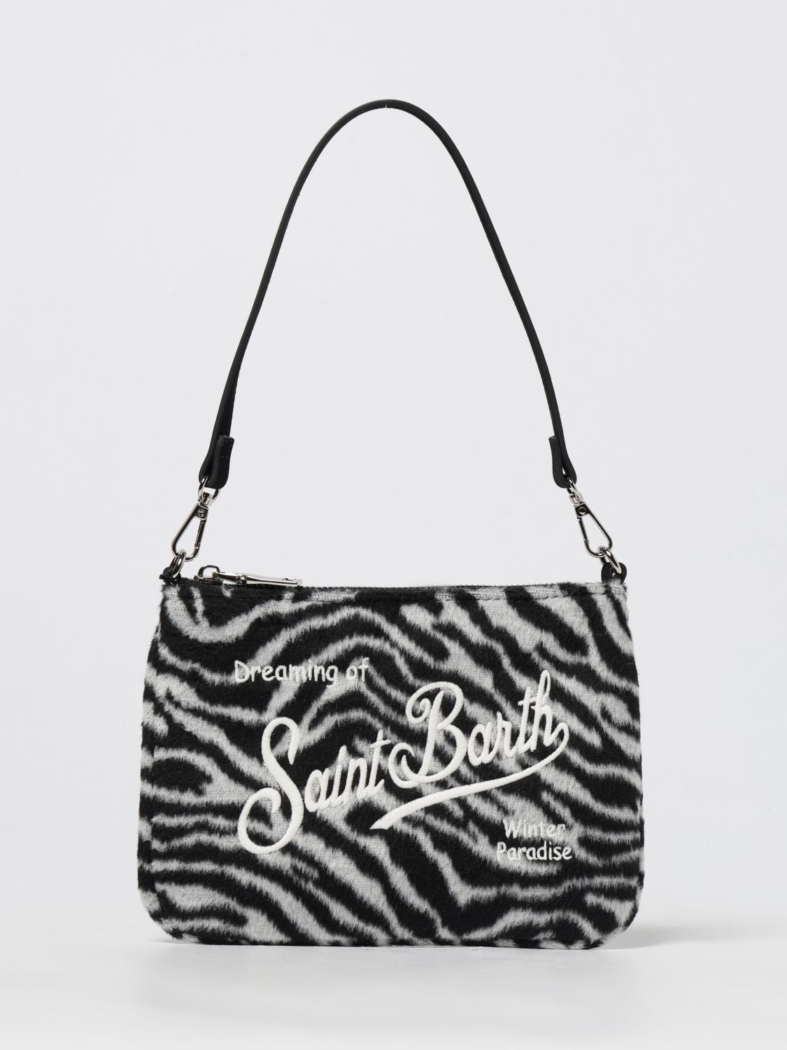 Mc2 Saint Barth Shoulder Bag Woman Color White In Multi