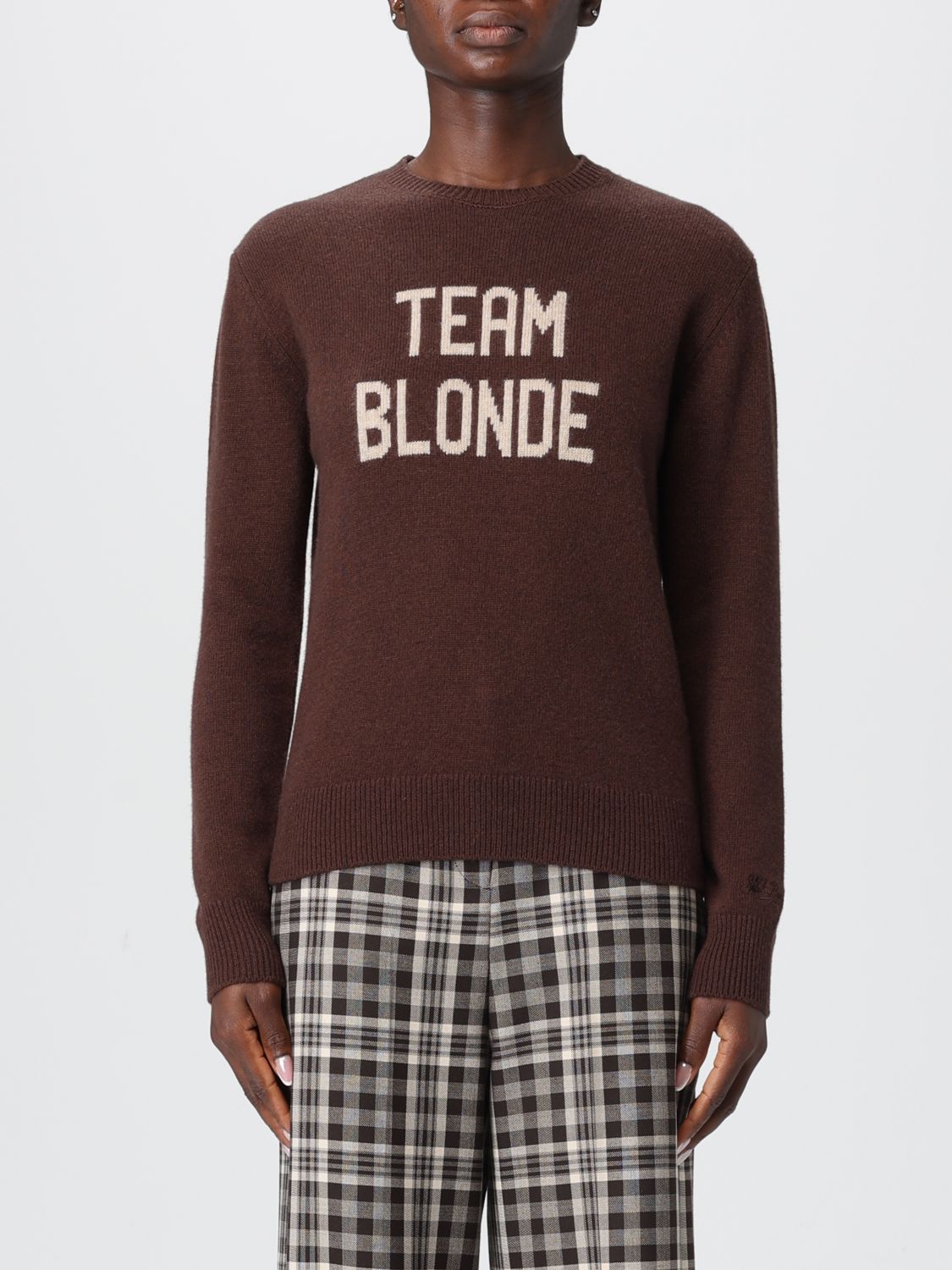 Mc2 Saint Barth Sweater  Woman Color Dark In Brown