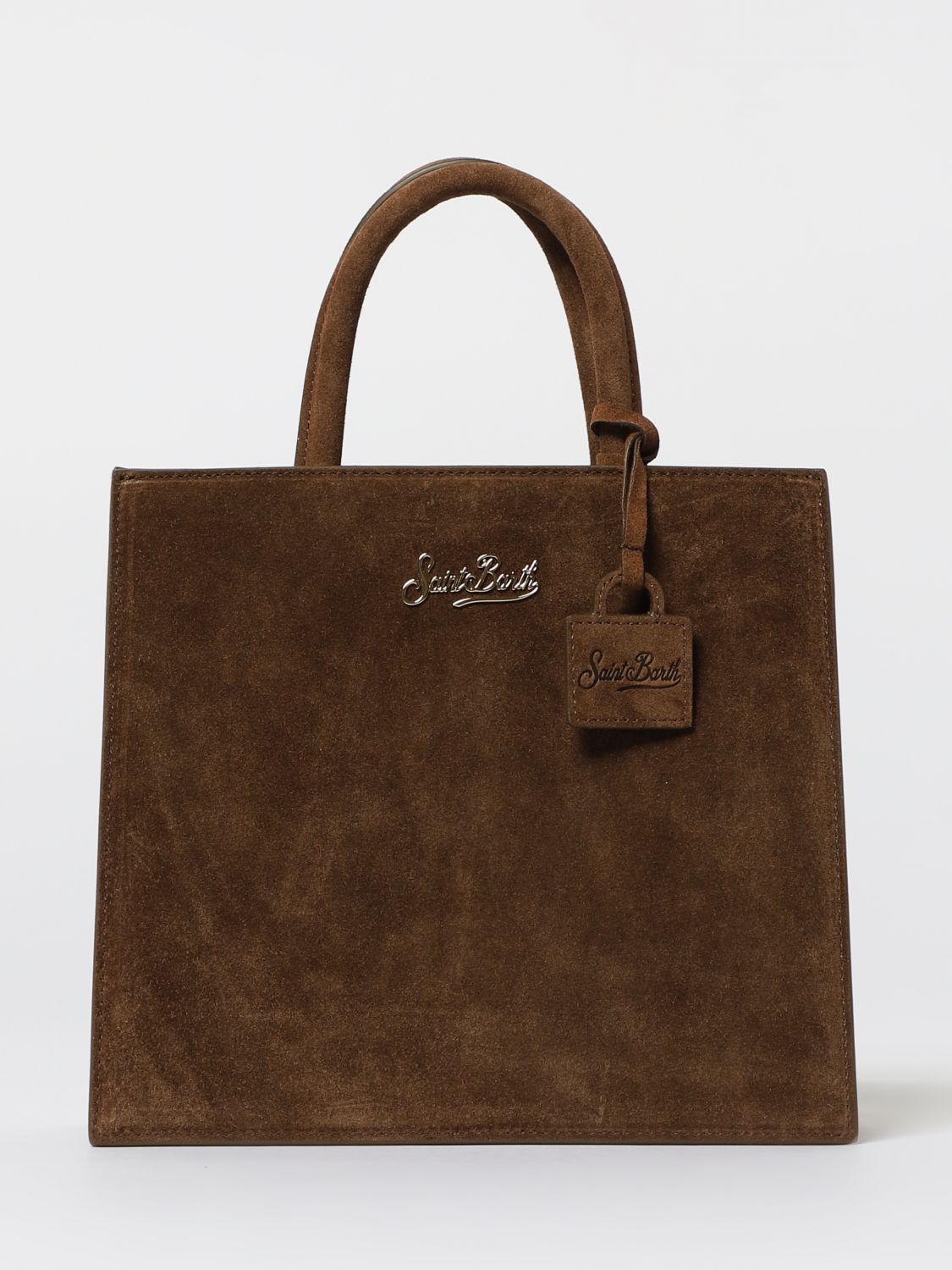 Mc2 Saint Barth Midi The Shop Tote Bag In Brown