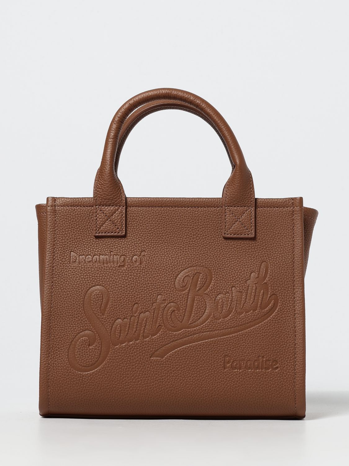 Mc2 Saint Barth Shoulder Bag  Woman Color Leather In Brown