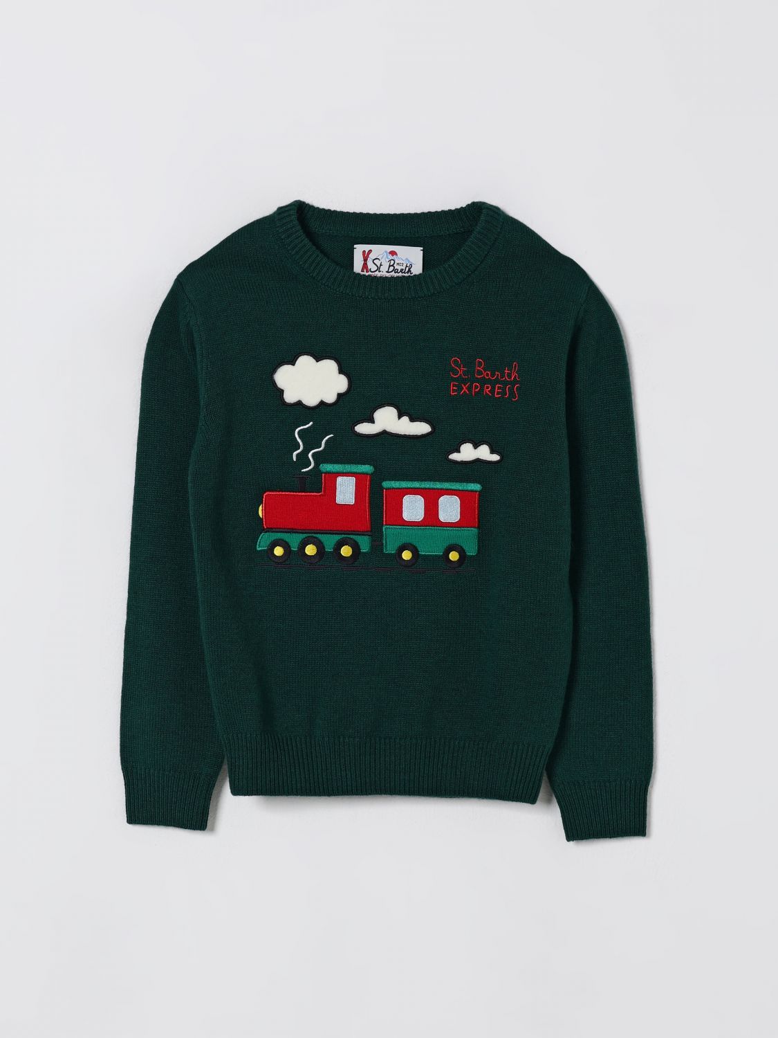 Mc2 Saint Barth Sweater  Kids Color Green In Multi