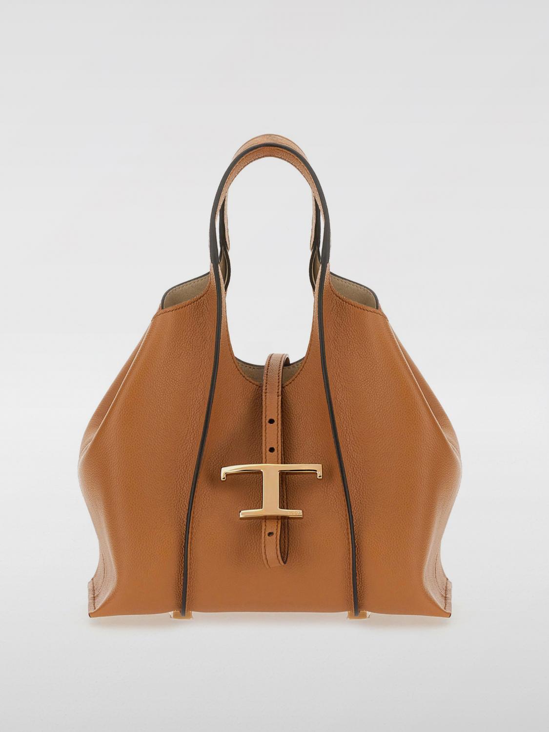 Tod's Timeless Medium Leather Tote In Brown