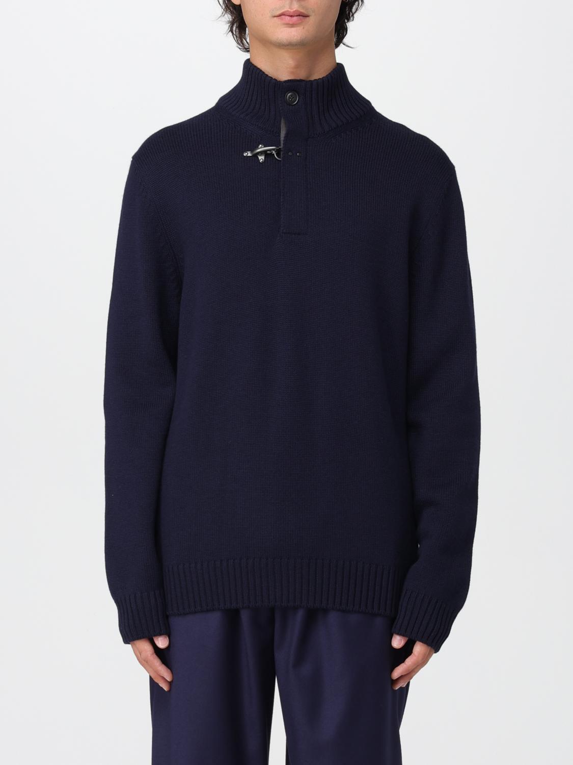 FAY Sweater Men color Denim