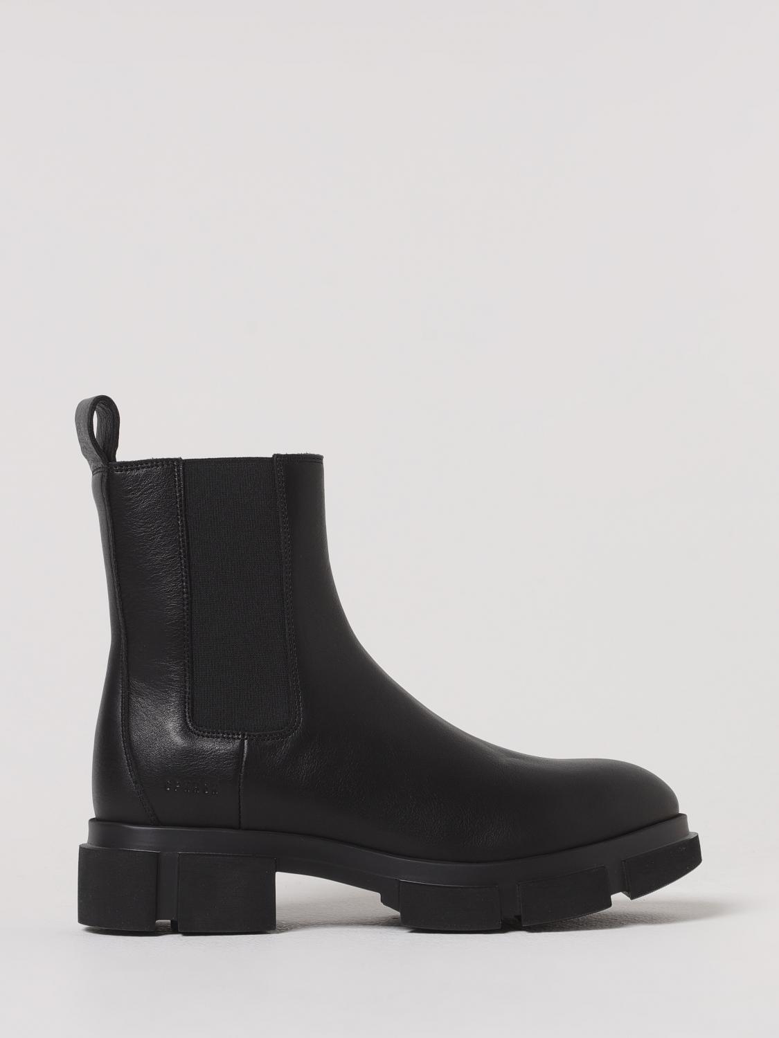 Copenhagen Flat Ankle Boot  Woman Color Black In Black