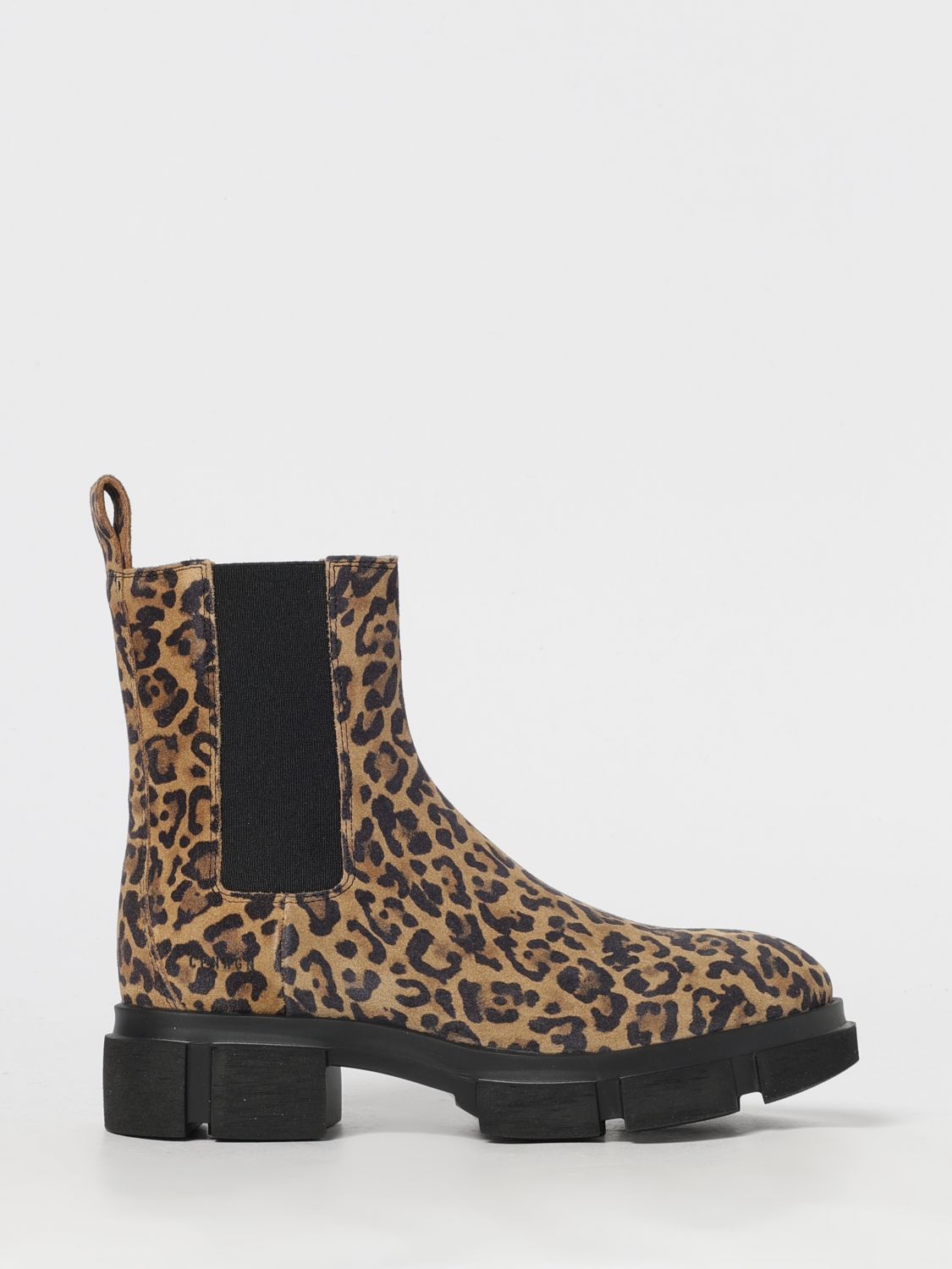 Copenhagen Suede Leopardo Beatles Boots In Multi