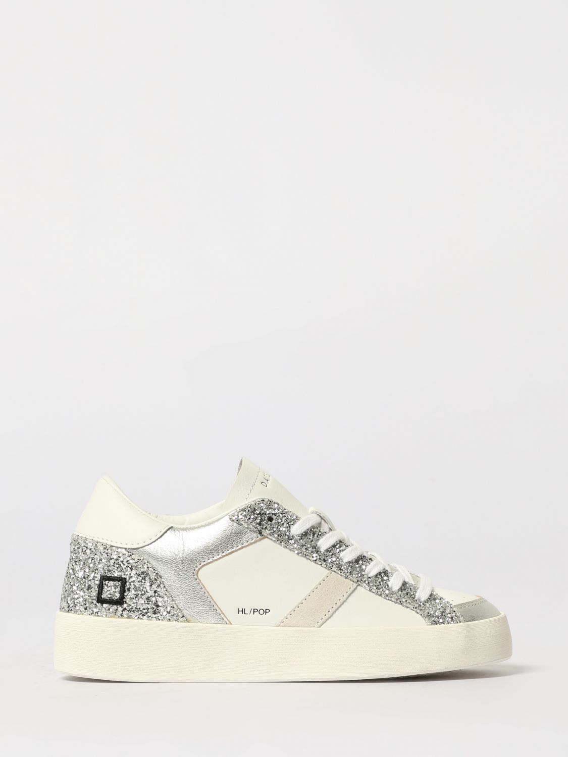 Date Sneakers D. A.t. E. Woman Color White In Metallic