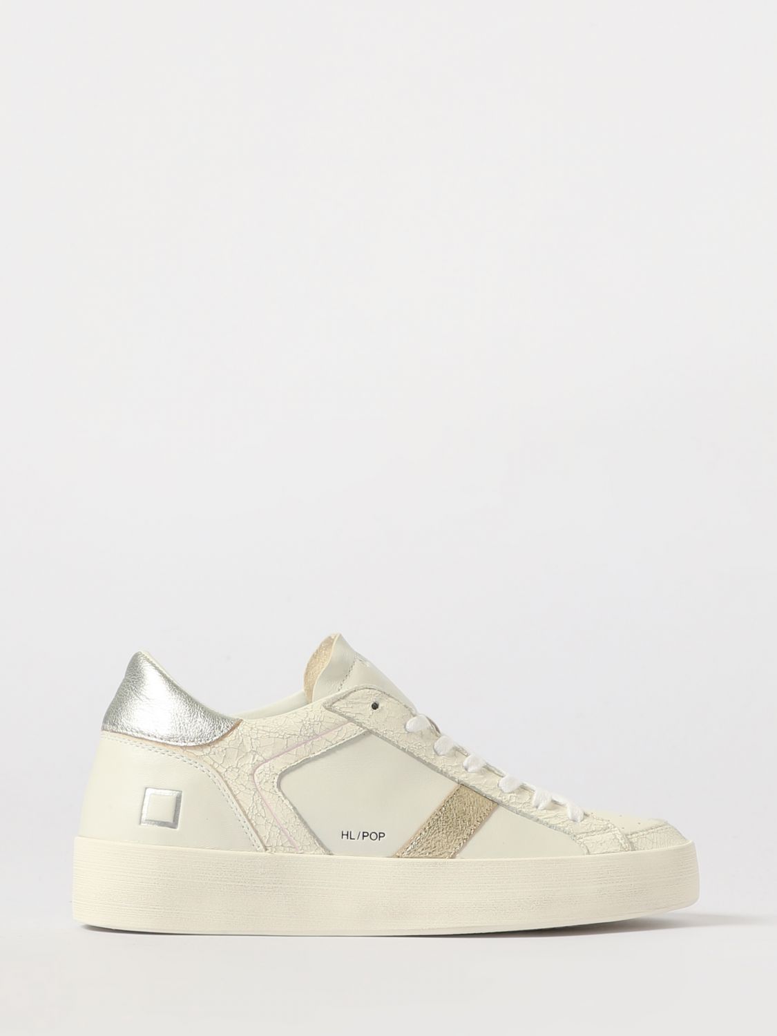 Date Sneakers D. A.t. E. Woman Color White In Metallic