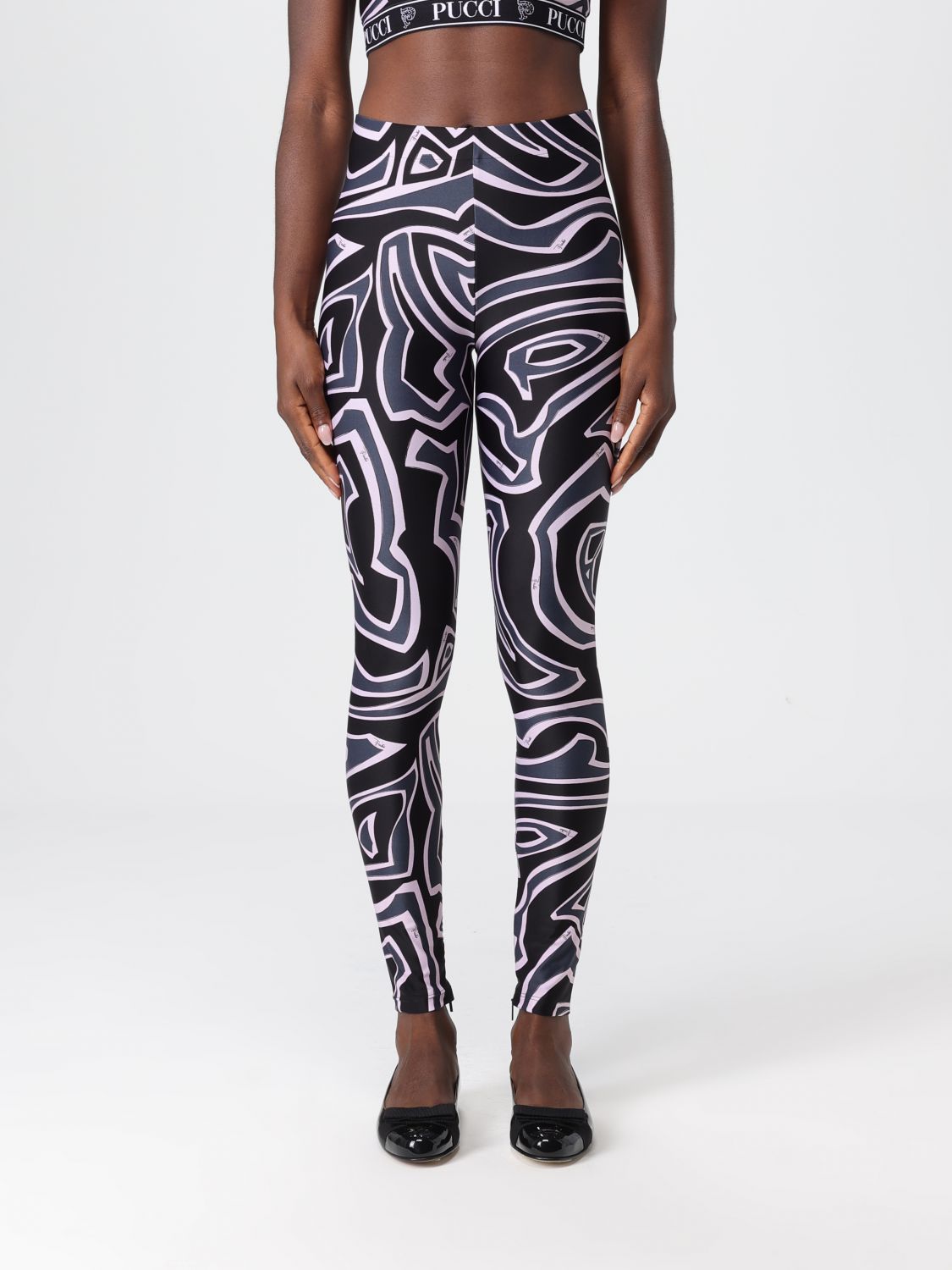 Pucci Trousers Blacks And Greys In Black