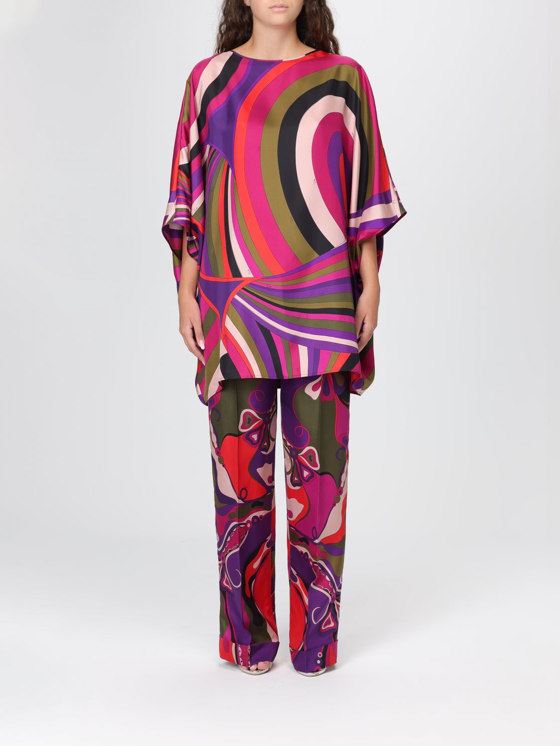 Pucci Iris Dresses Pink In Multi