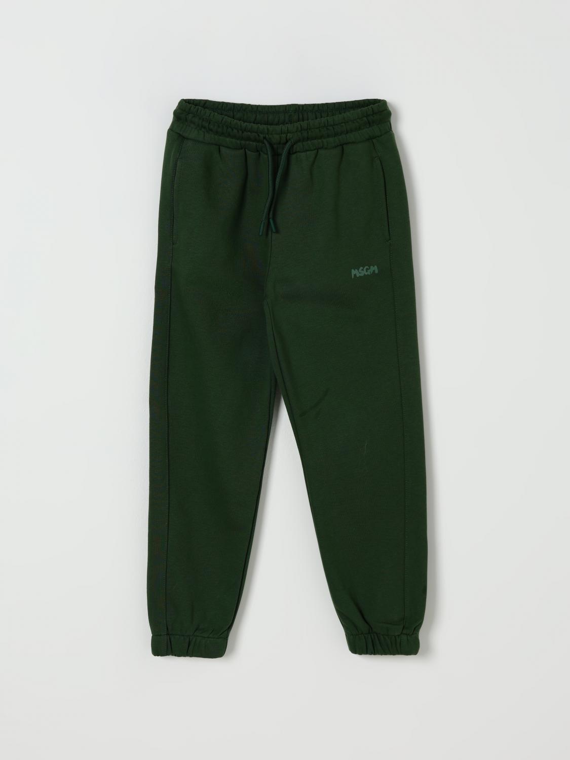 Msgm Pants  Kids Kids Color Green In Green
