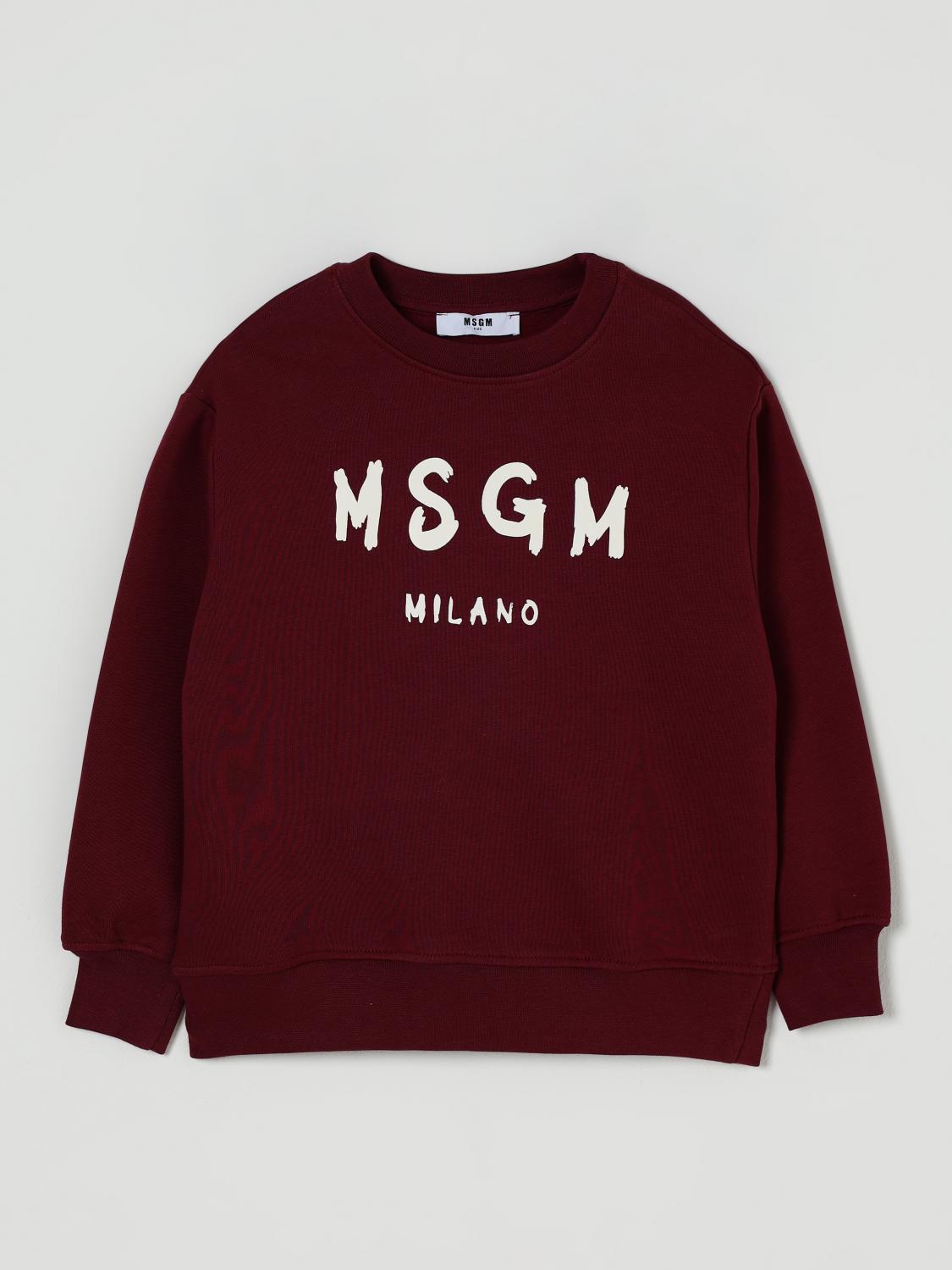 Msgm Sweater  Kids Kids Color Burgundy In Burgundy
