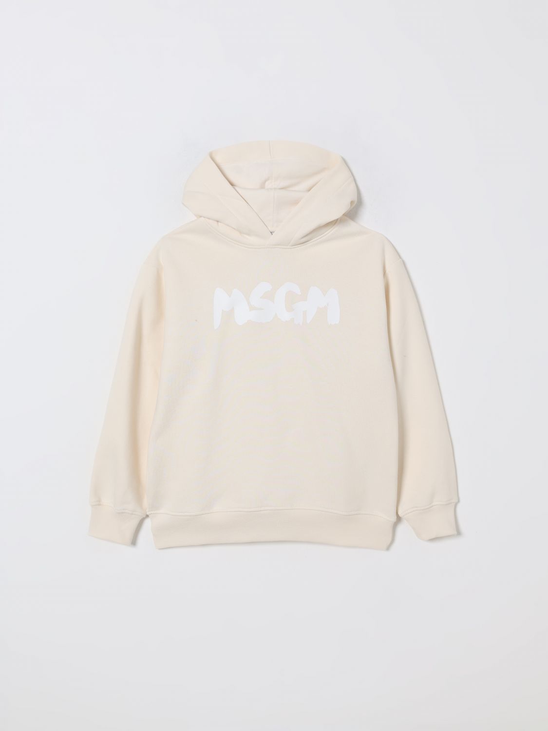 Msgm Sweater Kids Kids Color Cream In White