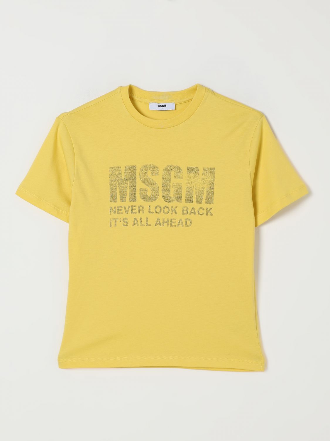 Msgm T-shirt Kids Kids Color Yellow In Yellow