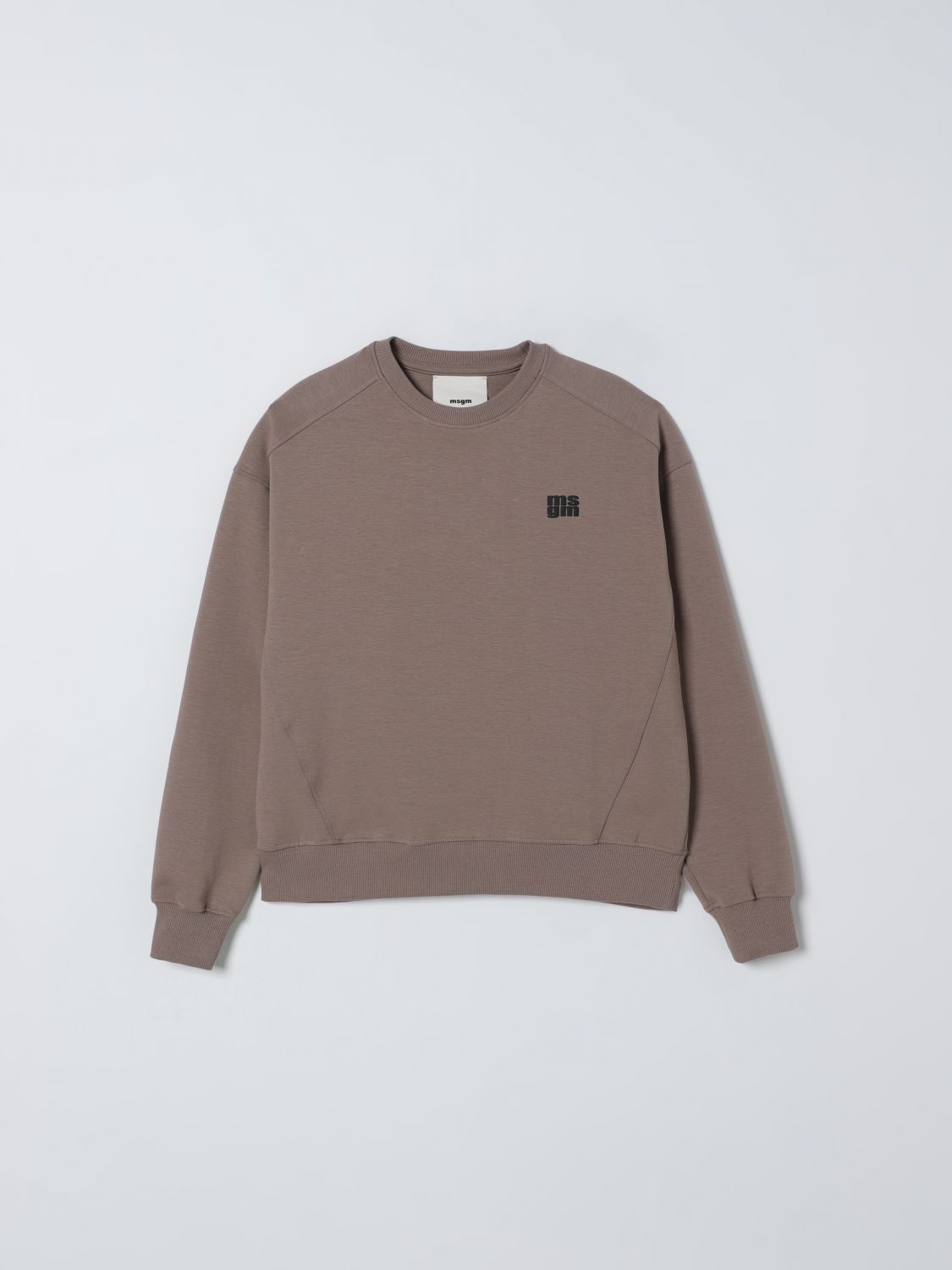Msgm Sweater Kids Kids Color Dove Grey In Brown
