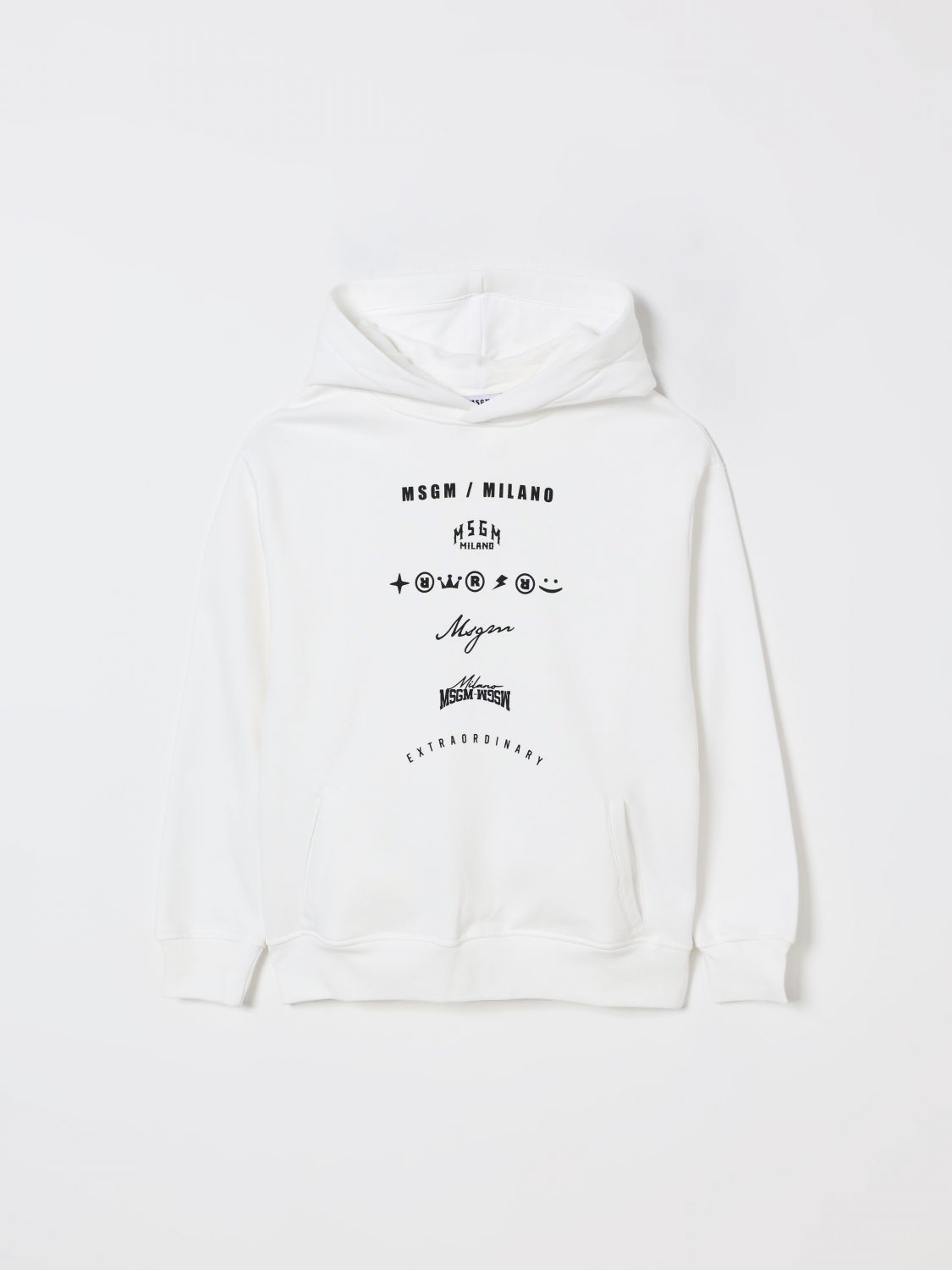 Msgm Sweater Kids Kids Color White In Neutral